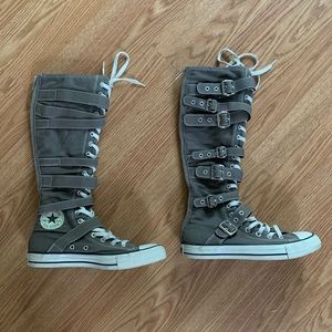 Buckle Up Knee High Converse Chuck Taylor